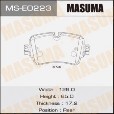 MS-E0223 MASUMA Комплект гальмівних колодок