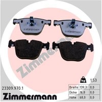23309.970.1 ZIMMERMANN Комплект гальмівних колодок дисковий гальм