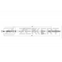 BZ-1029 ZEKKERT Тросик, cтояночный тормоз