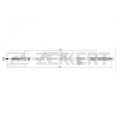 BZ-1029 ZEKKERT Тросик, cтояночный тормоз