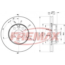 BD3015 FREMAX BRAKE DISC HIGH CARBON