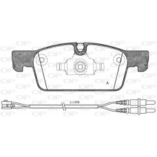 BPA1461.01 OPEN PARTS Комплект гальмівних колодок дисковий гальм