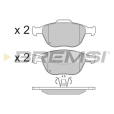 BP3078 BREMSI КомплеК т гальмівних колодок, дискове гальмо