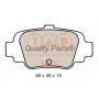704-13092 IAP QUALITY PARTS Комплект гальмівних колодок дисковий гальм