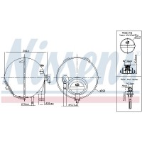 996186 NISSENS Компенсаційний бак охолоджувальна рідина
