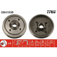 DB4193B TRW Гальмівний барабан