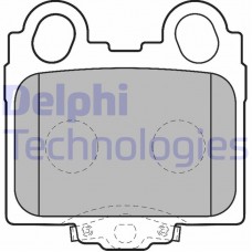 LP1510 DELPHI Комплект гальмівних колодок дисковий гальм