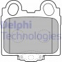 LP1510 DELPHI Комплект гальмівних колодок дисковий гальм