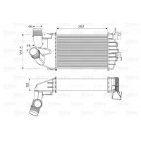 818556 VALEO Интеркулер