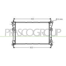 FD910R003 PRASCO Радіатор охолодження двигуна