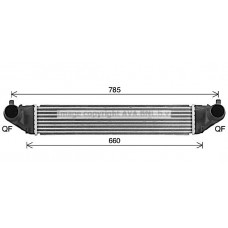 OL4713 AVA QUALITY COOLING Интеркулер