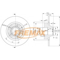 BD-6846-KT FREMAX Гальмівний диск