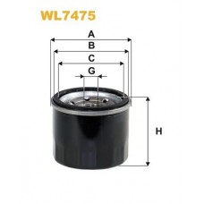 WL7475 WIX FILTERS Масляний фільтр