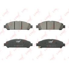 BD-7609 LYNXauto Комплект гальмівних колодок дисковий гальм