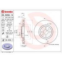 09.5058.11 BREMBO Гальмівний диск