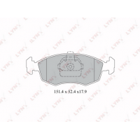 BD-2807 LYNXauto Комплект гальмівних колодок дисковий гальм