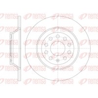 6969 00 KAWE Гальмівний диск