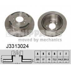 J3313024 NIPPARTS Гальмівний диск