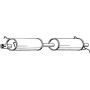 280-055 BOSAL Середній глушник вихлопних газів