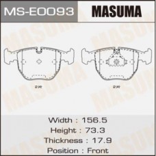 MS-E0093 MASUMA Комплект гальмівних колодок