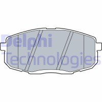LP3513 DELPHI Комплект гальмівних колодок дисковий гальм