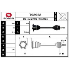 T98928 EAI Привідний вал