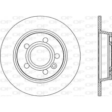 BDR1677.10 OPEN PARTS Гальмівний диск