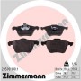 23590.190.1 ZIMMERMANN КомплеК т гальмівних колодок, дискове гальмо