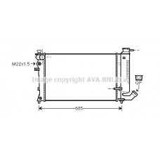 CNA2170 AVA QUALITY COOLING Радіатор охолодження двигуна