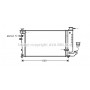 CNA2170 AVA QUALITY COOLING Радіатор охолодження двигуна