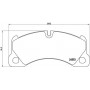 P 65 017 BREMBO КомплеК т гальмівних колодок, дискове гальмо