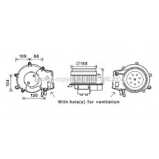 MS8625 AVA QUALITY COOLING Вентилятор салону