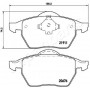 PA-0941AF JAPANPARTS Комплект гальмівних колодок дисковий гальм