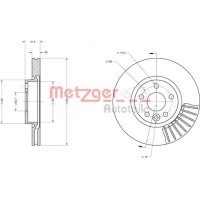 6110073 METZGER Гальмівний диск