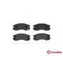 P 78 004 BREMBO Комплект гальмівних колодок дисковий гальм