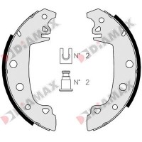 N01035 DIAMAX Комплект гальмівних колодок