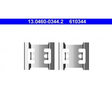 13.0460-0344.2 ATE Комплектуючі колодки дискового гальма