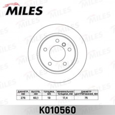 K010560 MILES Гальмівний диск