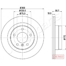 DP-0101C JAPANPARTS Гальмівний диск