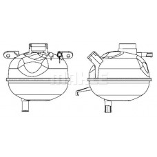 CRT 7 000S MAHLE Компенсаційний бак охолоджувальна рідина