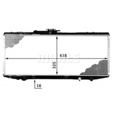 WG2183726 WILMINK GROUP Радіатор охолодження двигуна