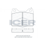 180769 ICER Комплект гальмівних колодок дисковий гальм