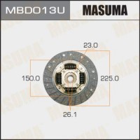 MBD013U MASUMA Диск зчеплення