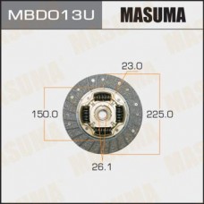 MBD013U MASUMA Диск зчеплення