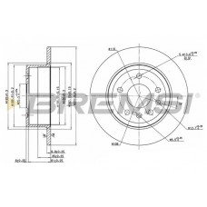 CD6239S BREMSI Гальмівний диск