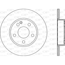 BDA2173.10 OPEN PARTS Гальмівний диск