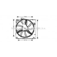 RT7526 AVA QUALITY COOLING Вентилятор охолодження двигуна