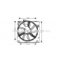 RT7526 AVA QUALITY COOLING Вентилятор охолодження двигуна