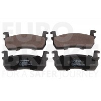 5502222204 EUROBRAKE Комплект гальмівних колодок дисковий гальм