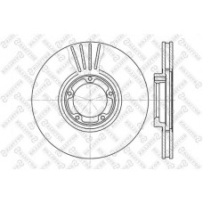 6020-2531V-SX STELLOX Гальмівний диск